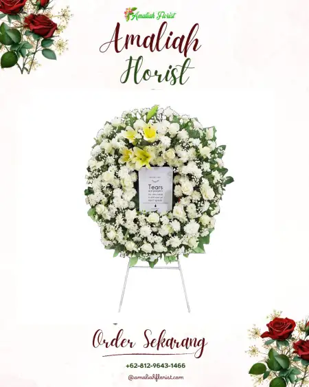 Krans Bunga Duka Bantarkuning